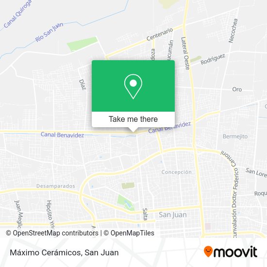 Máximo Cerámicos map