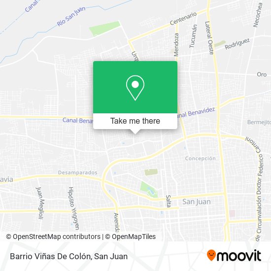 Barrio Viñas De Colón map