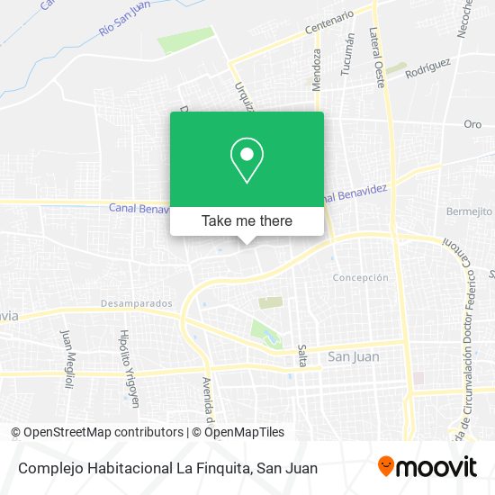 Complejo Habitacional La Finquita map