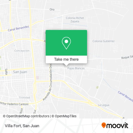 Mapa de Villa Fort