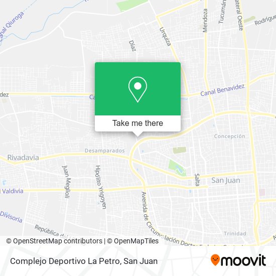 Complejo Deportivo La Petro map