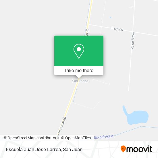 Mapa de Escuela Juan José Larrea