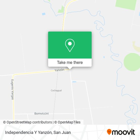 Independencia Y Yanzón map