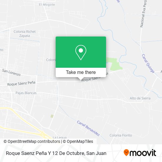 Roque Saenz Peña Y 12 De Octubre map