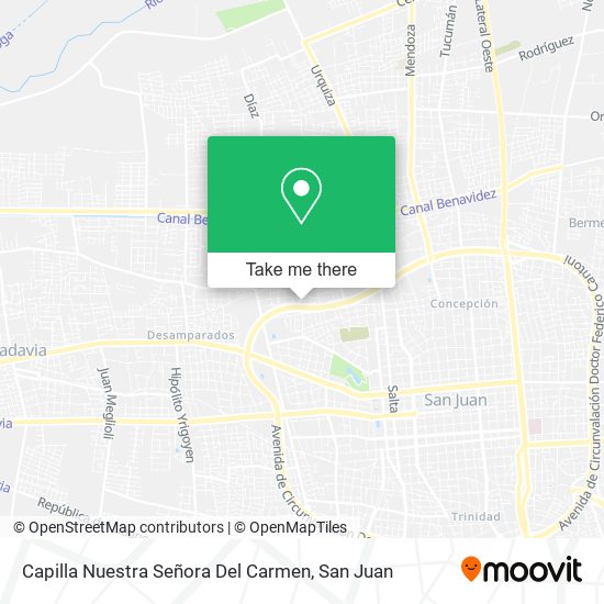 Capilla Nuestra Señora Del Carmen map