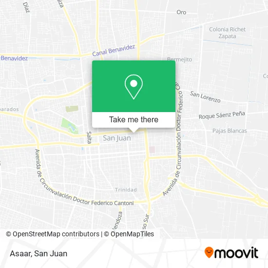 Mapa de Asaar
