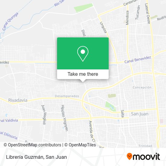 Librería Guzmán map