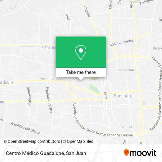 Centro Médico Guadalupe map