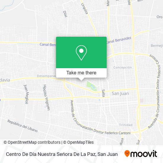 Centro De Día Nuestra Seńora De La Paz map