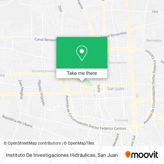 Mapa de Instituto De Investigaciones Hidráulicas