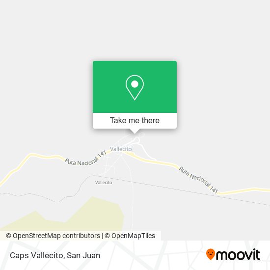 Mapa de Caps Vallecito