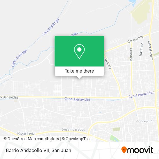 Mapa de Barrio Andacollo VII