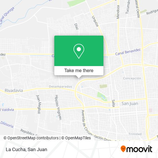 Mapa de La Cucha