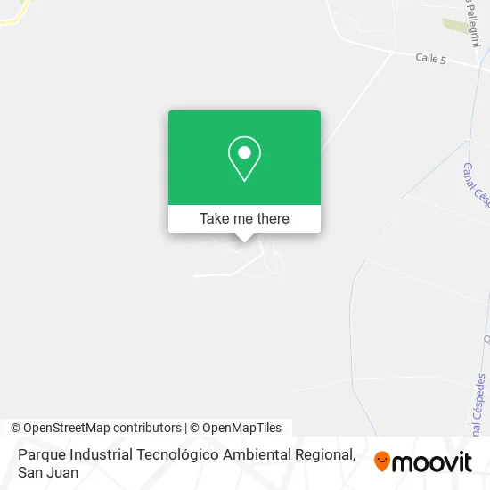 Parque Industrial Tecnológico Ambiental Regional map