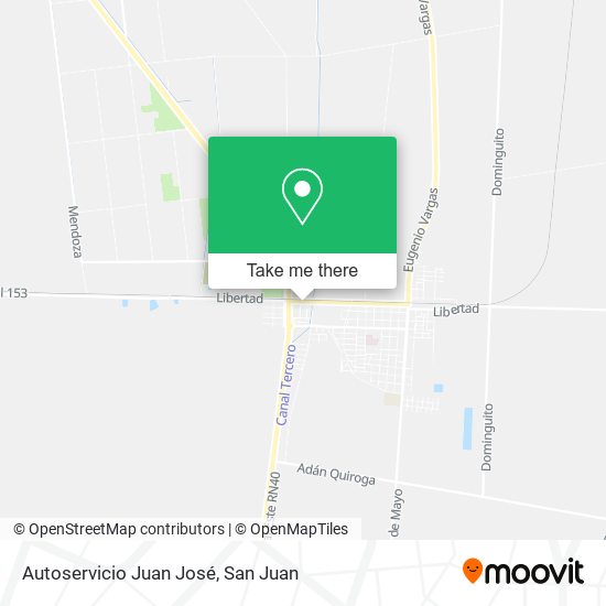 Autoservicio Juan José map