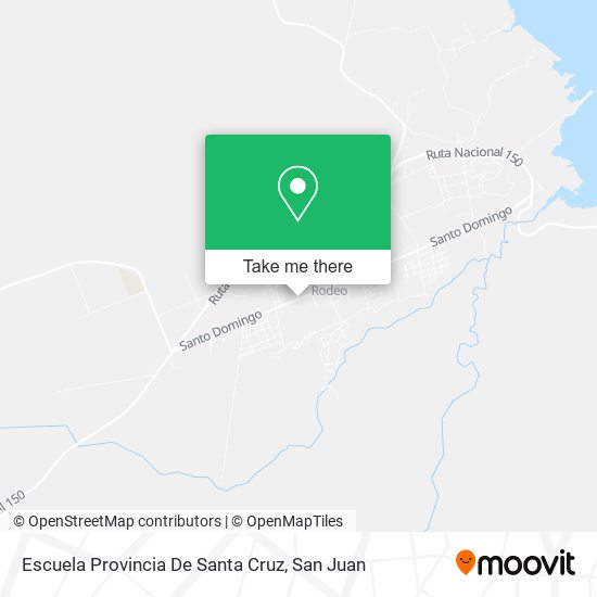 Escuela Provincia De Santa Cruz map