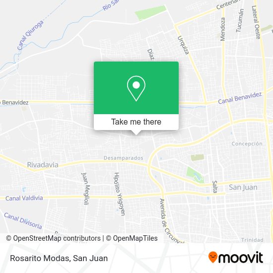 Rosarito Modas map