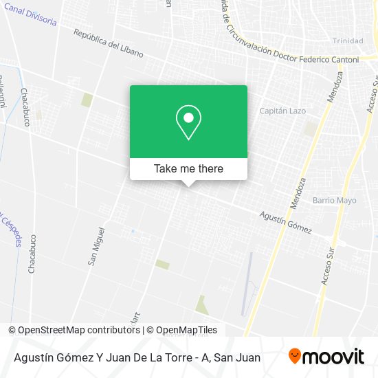 Agustín Gómez Y Juan De La Torre - A map