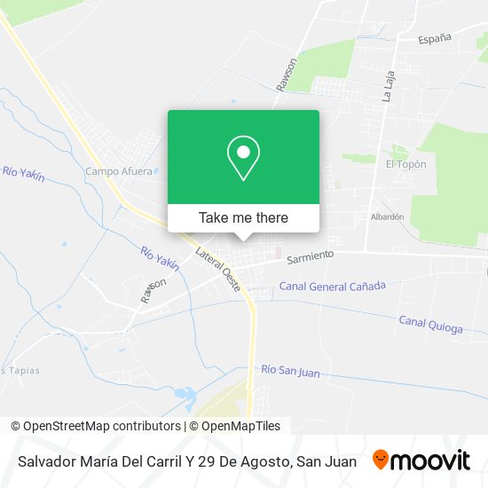 Salvador María Del Carril Y 29 De Agosto map