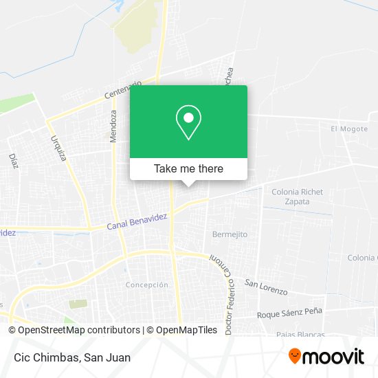Mapa de Cic Chimbas