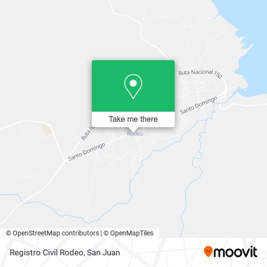 Registro Civil Rodeo map