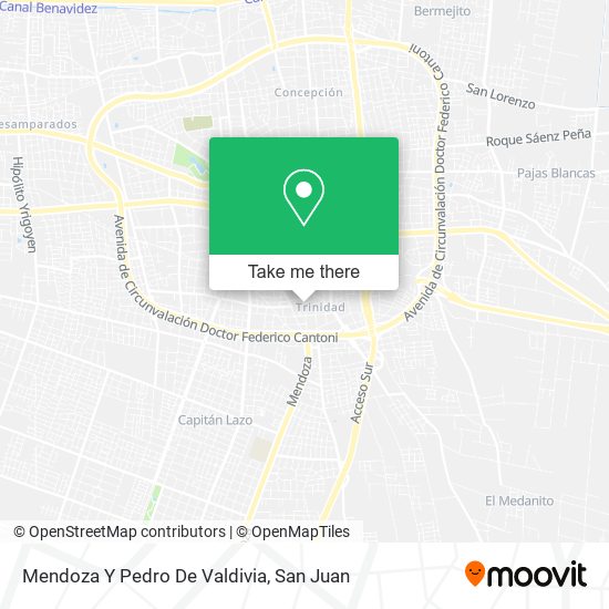 Mendoza Y Pedro De Valdivia map