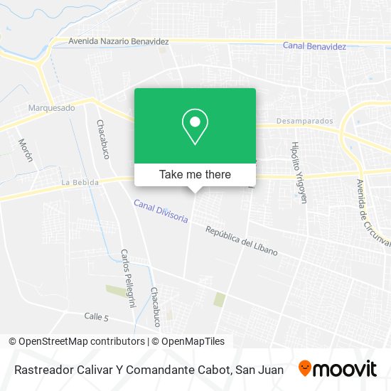 Rastreador Calivar Y Comandante Cabot map