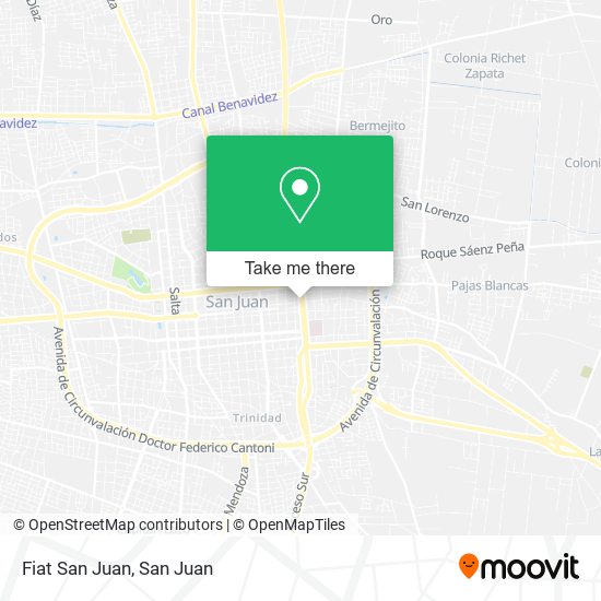 Mapa de Fiat San Juan