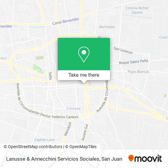 Lanusse & Annecchini Servicios Sociales map