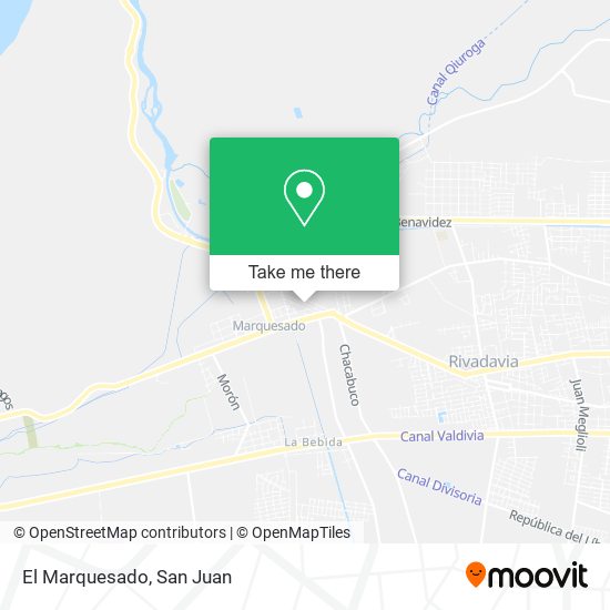 Mapa de El Marquesado
