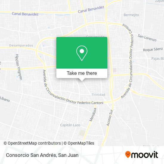 Consorcio San Andrés map