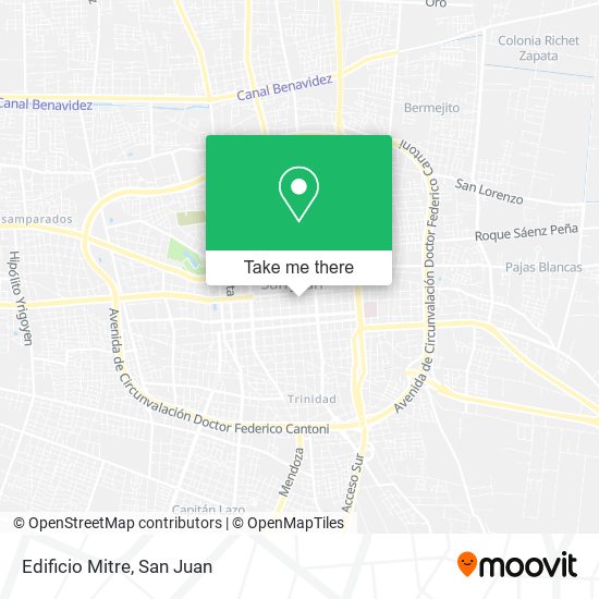 Edificio Mitre map