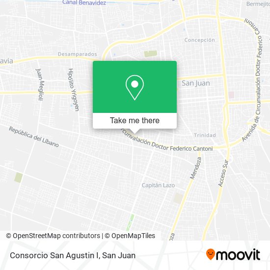 Mapa de Consorcio San Agustin I