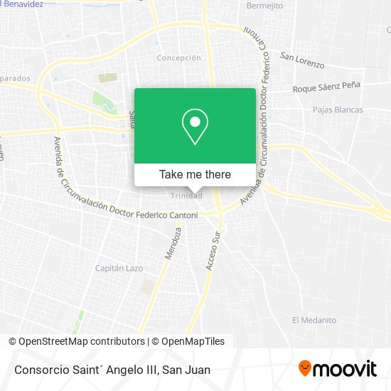 Mapa de Consorcio Saint´ Angelo III