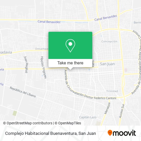 Mapa de Complejo Habitacional Buenaventura