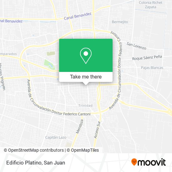 Edificio Platino map