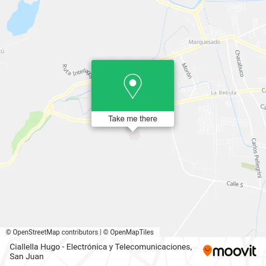 Ciallella Hugo - Electrónica y Telecomunicaciones map