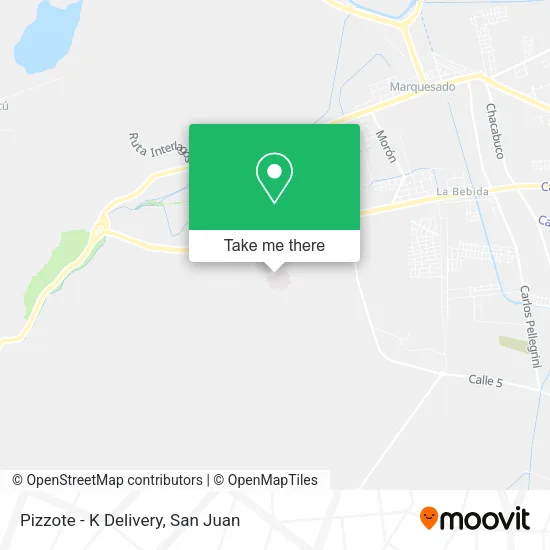 Mapa de Pizzote - K Delivery