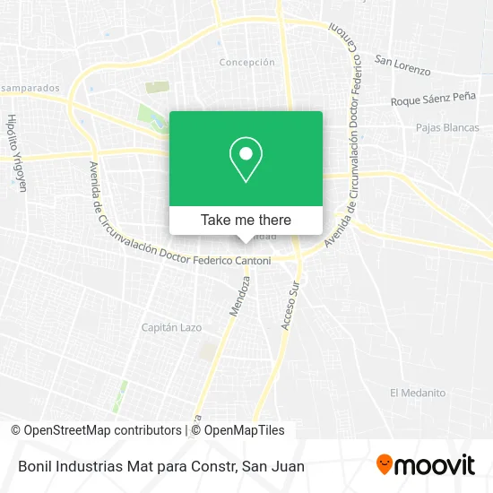 Bonil Industrias Mat para Constr map