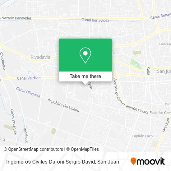 Mapa de Ingenieros Civiles-Daroni Sergio David
