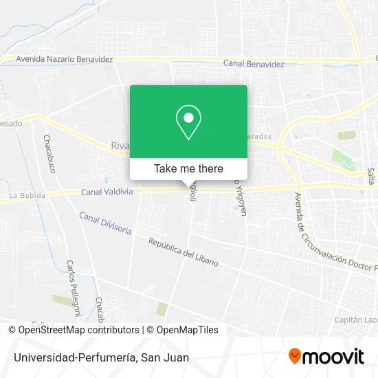 Mapa de Universidad-Perfumería