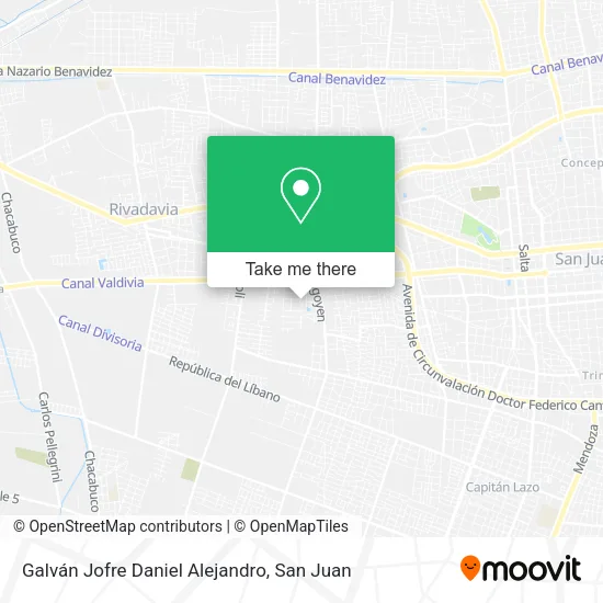 Mapa de Galván Jofre Daniel Alejandro