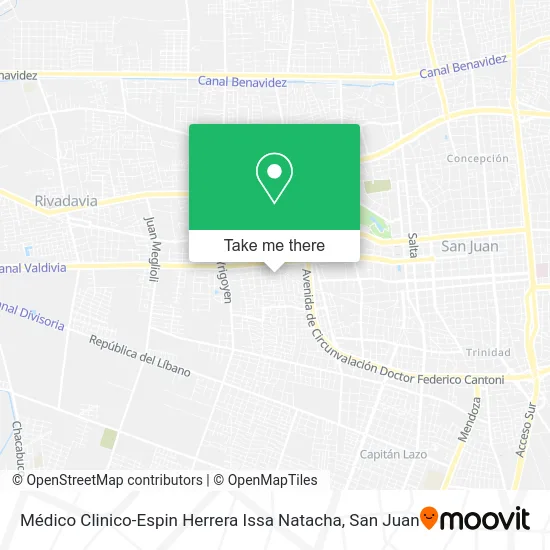 Médico Clinico-Espin Herrera Issa Natacha map