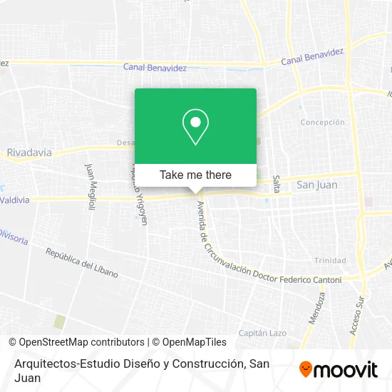 Arquitectos-Estudio Diseño y Construcción map
