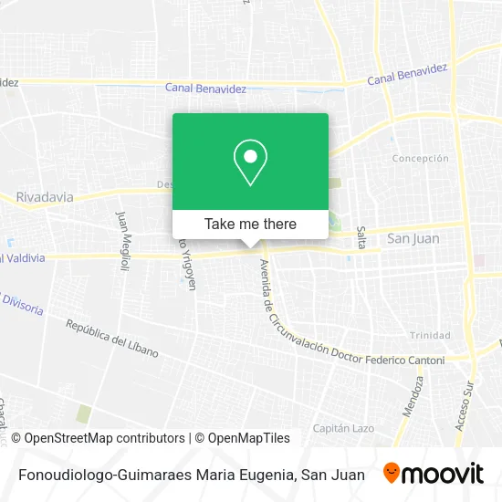 Fonoudiologo-Guimaraes Maria Eugenia map