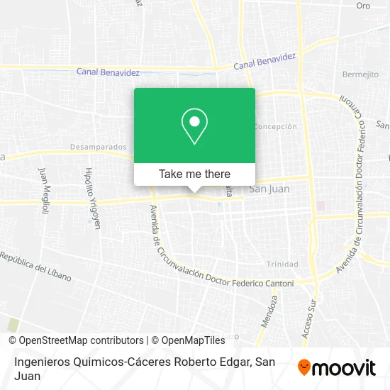 Ingenieros Quimicos-Cáceres Roberto Edgar map
