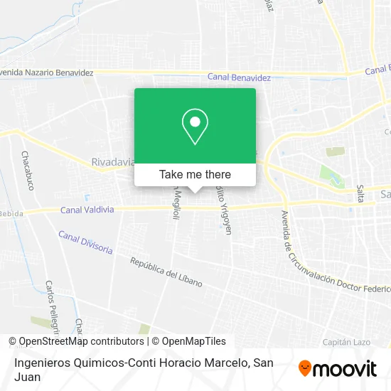 Mapa de Ingenieros Quimicos-Conti Horacio Marcelo