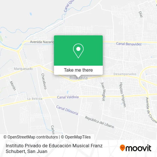 Instituto Privado de Educación Musical Franz Schubert map
