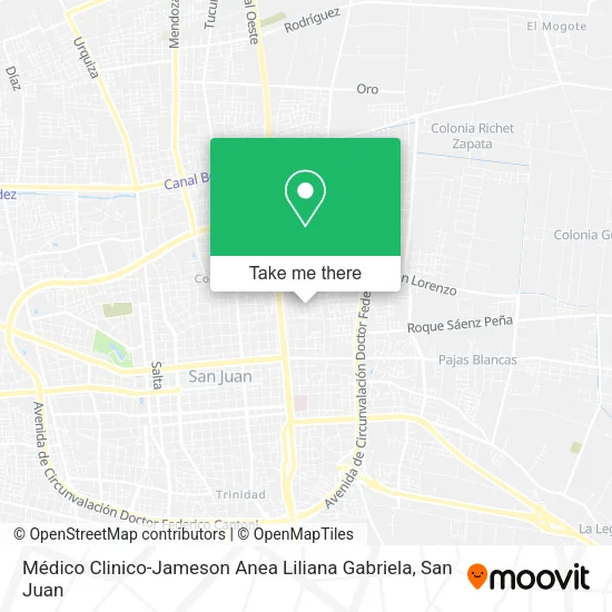 Mapa de Médico Clinico-Jameson Anea Liliana Gabriela