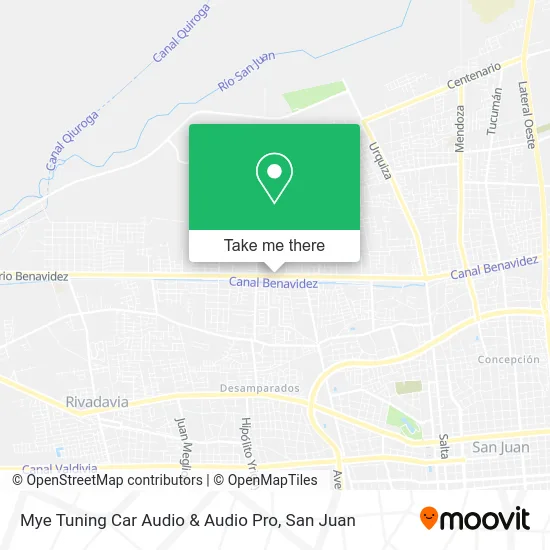 Mye Tuning Car Audio & Audio Pro map